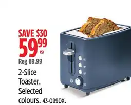 Canadian Tire Vida by PADERNO 2-Slice Toaster offer