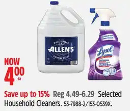 Canadian Tire Selected Household Cleaners offer