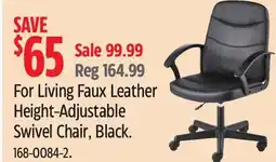 Canadian Tire Height-Adjustable Swivel Chair offer
