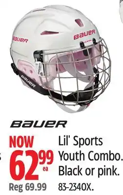 Canadian Tire Bauer Lil' Sports Youth Combo offer