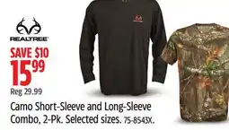 Canadian Tire Realtree Camo Short-Sleeve and Long-Sleeve Combo offer