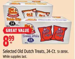 Canadian Tire Selected Old Dutch Treats, 24-Ct offer