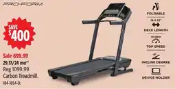 Canadian Tire Carbon Treadmill offer
