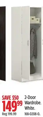 Canadian Tire 2-Door Wardrobe offer