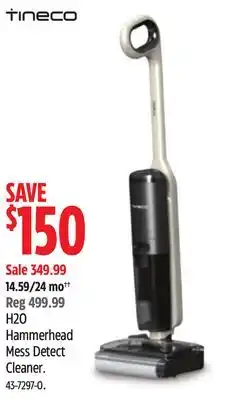 Canadian Tire H2O Hammerhead Mess Detect Cleaner offer