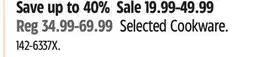 Canadian Tire Selected Cookware offer