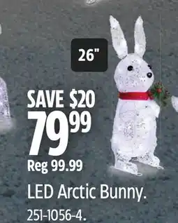 Canadian Tire CANVAS LED Arctic Bunny offer