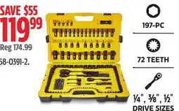 Canadian Tire Stanley 197-PC Socket Set offer