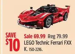 Canadian Tire LEGO Technic Ferrari FXX K offer