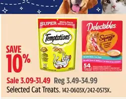 Canadian Tire Whiskas Selected Cat Treats offer