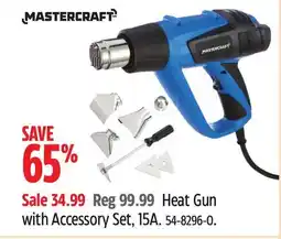 Canadian Tire Mastercraft Heat Gun with Accessory Set offer