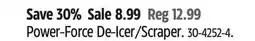 Canadian Tire Reflex Power-Force De-Icer/Scraper offer