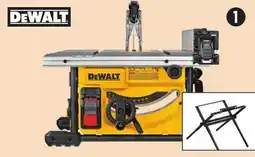 Canadian Tire DeWalt 15A Compact Jobsite Table Saw with Stand, 81⁄4˝ offer