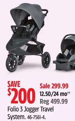 Canadian Tire Folio 3 Jogger Travel offer