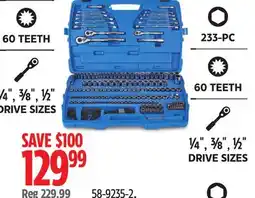 Canadian Tire Mastercraft 233-pc Socket Set offer