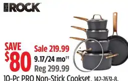 Canadian Tire The Rock 10-Pc PRO Non-Stick Cookset offer