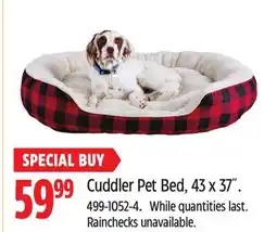 Canadian Tire Kidde Cuddler Pet Bed, 43 x 37˝ offer