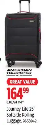 Canadian Tire American Tourister Softside Rolling Luggage offer