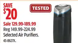 Canadian Tire Selected Air Purifiers offer