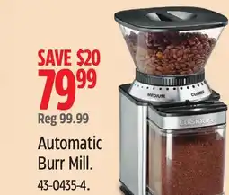 Canadian Tire Cuisinart Automatic Burr Mill offer