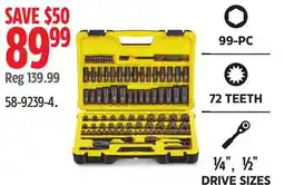 Canadian Tire Stanley 99-pc Socket Set offer
