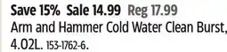 Canadian Tire Arm and Hammer Cold Water Clean Burst offer