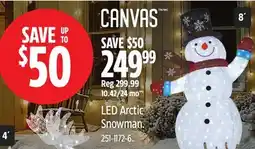 Canadian Tire LED Arctic Snowman offer