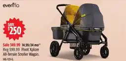 Canadian Tire evenflo Pivot Xplore All-Terrain Stroller Wagon offer