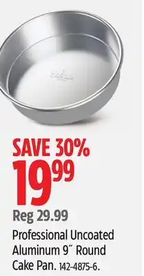 Canadian Tire PADERNO Professional Uncoated Aluminum 9˝ Round Cake Pan offer