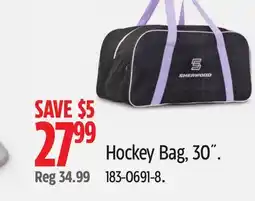 Canadian Tire Sherwood Hockey Bag, 30˝ offer