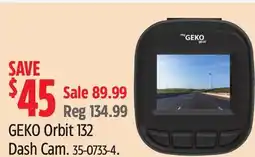 Canadian Tire myGEKOgear GEKO Orbit 132 Dash Cam offer