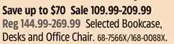 Canadian Tire Selected Bookcase, Desks and Office Chair offer