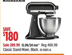 Canadian Tire Kitchenaid Classic Stand Mixer offer