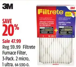 Canadian Tire Filtrete Furnace Filter offer
