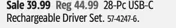 Canadian Tire SKIL 28-Pc USB-C Rechargeable Driver Set offer