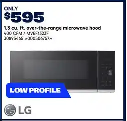 RONA 1.3 cu. ft. over-the-range microwave hood offer