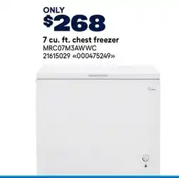 RONA MIDEA 7 cu. ft. chest freezer offer
