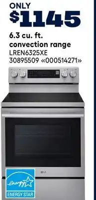 RONA 6.3 cu. ft. convection range offer