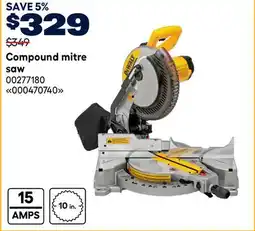 RONA DEWALT Compound mitre saw offer