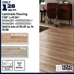 RONA Laminate flooring 7.52'' x 47.24'' offer