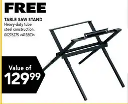RONA TABLE SAW STAND offer