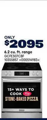 RONA FRIGIDAIRE GALLERY 6.2 cu. ft. range offer