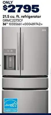 RONA 21.5 cu. ft. refrigerator offer