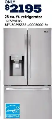 RONA LG 28 cu. ft. refrigerator 36 offer