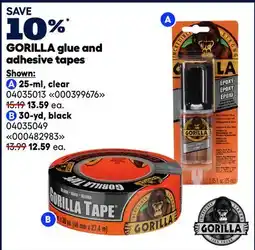 RONA GORILLA glue and adhesive tapes offer