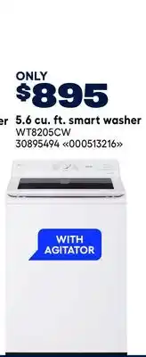 RONA LG 5.6 cu. ft. smart washer offer