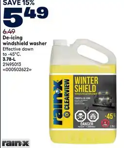 RONA De-icing windshield washer offer