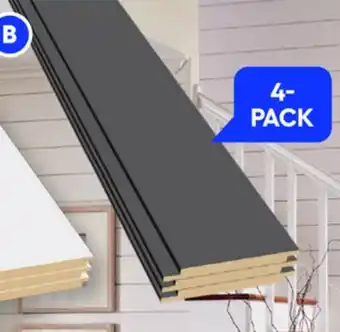 RONA MDF shiplap wall panelling 5-1/2 x 8' offer