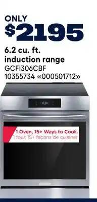 RONA 6.2 cu. ft. induction range offer