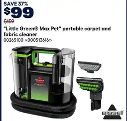 RONA BISSELL Max Pet portable carpet and fabric cleaner offer